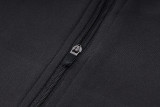 23-24 Marseille Black Kids Half Pull Tracksuit (童装) (半拉链)