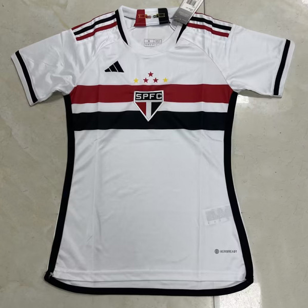 23-24 Sao Paulo Home Women Soccer Jersey (女)