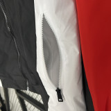 2024 New Jordan Black Red Windbreaker