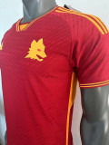 23-24 Roma Home Player Version Soccer Jersey