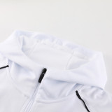 23-24 INT White Hoodie Jacket Tracksuit #01