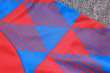 23-24 BAR Red Kids Half Pull Tracksuit #E723(童装) (半拉链)