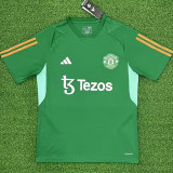 23-24 Man Utd Green Training shirts