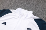 23-24 RMA White Kids Half Pull Tracksuit #E693(童装)(半拉链)