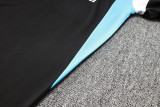 23-24 Marseille Black Half Pull Tracksuit #B740 (半拉链)(白标)