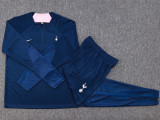 23-24 TOT Royal Blue Half Pull Tracksuit #B733(半拉链)