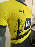 23-24 Dortmund Home Player Version Soccer Jersey ( NO 'Do..rnd' 背后没广告)