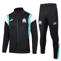 23-24 Marseille Black Jacket Tracksuit #A690