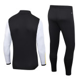 23-24 Lyon Black Half Pull Tracksuit (半拉链)