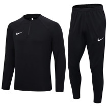 2023 NK Black Half Pull Tracksuit #2249 (半拉链)