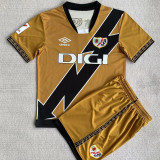 23-24 Rayo Vallecano Third Kids Fans Soccer Jersey