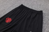 23-24 Man Utd Black Half Pull Tracksuit (半拉链)