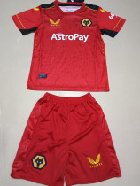 23-24 Wolves Away Kids Soccer Jersey
