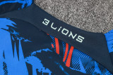 23-24 England Fancy Blue Tank top and shorts suit #D972