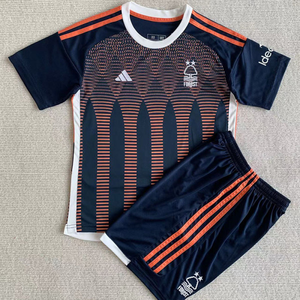 23-24 Nottingham Forest Third Kids Soccer Jersey
