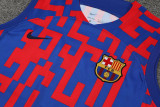 22-23 BAR Red BlueTank top and shorts suit