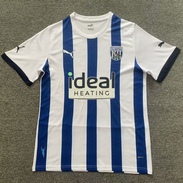 23-24 West Brom Home Fans Soccer Jersey