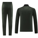 23-24 BAR Dark green Half Pull Tracksuit (半拉链)