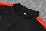 23-24 PSG Jordan Black Half Pull Tracksuit #B787(半拉链)