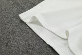 23-24 RMA White Training Short Suit (100%Cotton)纯棉