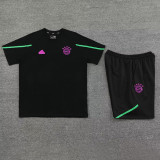 24-25 Bayern Black Training Short Suit (100%Cotton)纯棉