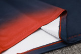 23-24 PSG Red Half Pull Tracksuit #B732 (半拉链)(喷墨)