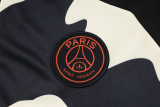 23-24 PSG Jordan Black Yellow Kids Half Pull Tracksuit #E782 (童装)(半拉链)