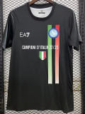2023 Napoli CAMPION Black T-Shirts