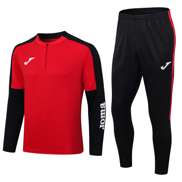 2023 JOMA Red Black Half Pull Tracksuit #3 (半拉链)