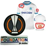 23-24 Marseille Home Player Version Soccer Jersey (Print all Sponsor)
