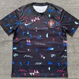 24-25 Portugal Black Training Shirts
