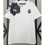 23-24 RMA Y-3 White Fans Soccer Jersey 胶标