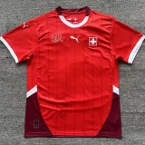 24-25 Switzerland Home Fans Soccer Jersey
