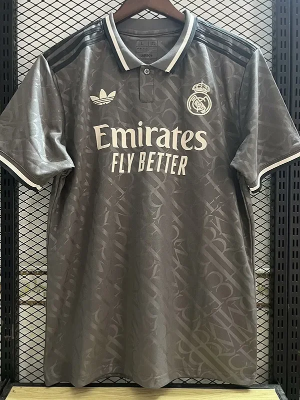 24-25 RMA Grey Concept Edition Fans Soccer Jersey