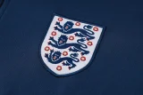 24-25 England Royal blue Half Pull Tracksuit (半拉链)