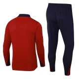 24-25 England Jujube Red Half Pull Tracksuit (半拉链)