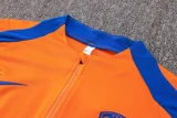 24-25 Netherlands Orange Half Pull Tracksuit (半拉链)