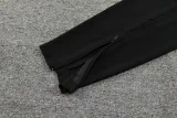 2024 JOM Black Green Half Pull Tracksuit #810(半拉链)