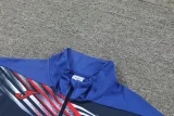 2024 JOM Royal Blue Half Pull Tracksuit #810(半拉链)