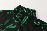 24-25 Nigeria Black Green Jacket Tracksuit #01