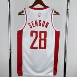 22-23 ROCKETS SWNGUN #28 White City Edition Home Top Quality Hot Pressing NBA Jersey