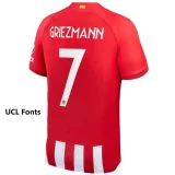 24-25 ATM Home Player Version Soccer Jersey