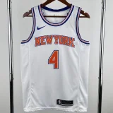 2018-19 KNICKS ROSE #4 White Top Quality Hot Pressing NBA Jersey