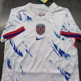 24-25 Norway Away Kids Soccer Jersey