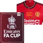 23-24 Man Utd Home FA CUP FINAL2024 Fans Soccer Jersey