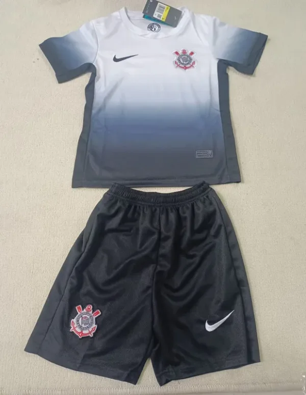 24-25 Corinthians Home Kids Soccer Jersey