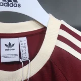 2024 Mexico Claret Color Casual Retro Edition T-Shirts (Pure Cotton)
