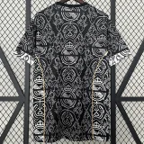 23-24 RMA Black Special Edition Fans Soccer Jersey *队徽花纹