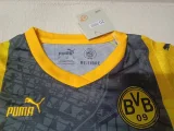 23-24 Dortmund Special Edition Black Yellow Kids Soccer Jersey