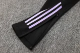 24-25 Germany Black Jacket Tracksuit (紫边)